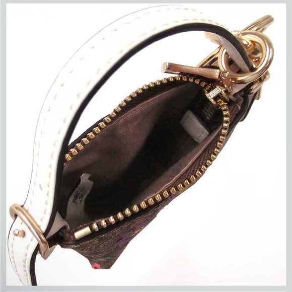 Coach Mini Bag Charm in signature canvas NWT - Picture 7 of 14